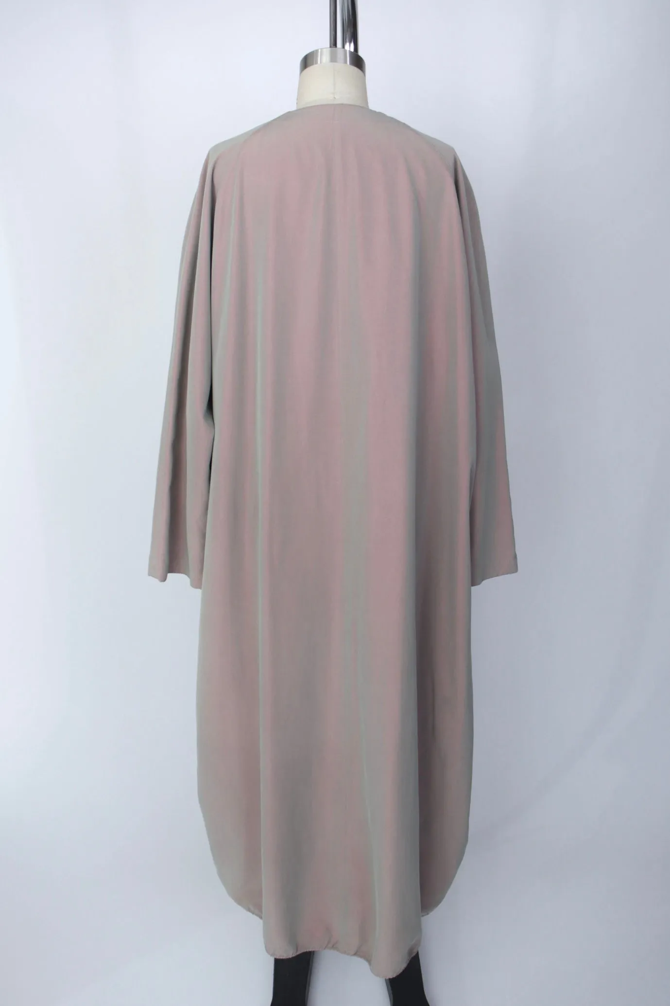 1980s Giorgio Armani Silk Sharkskin Coat