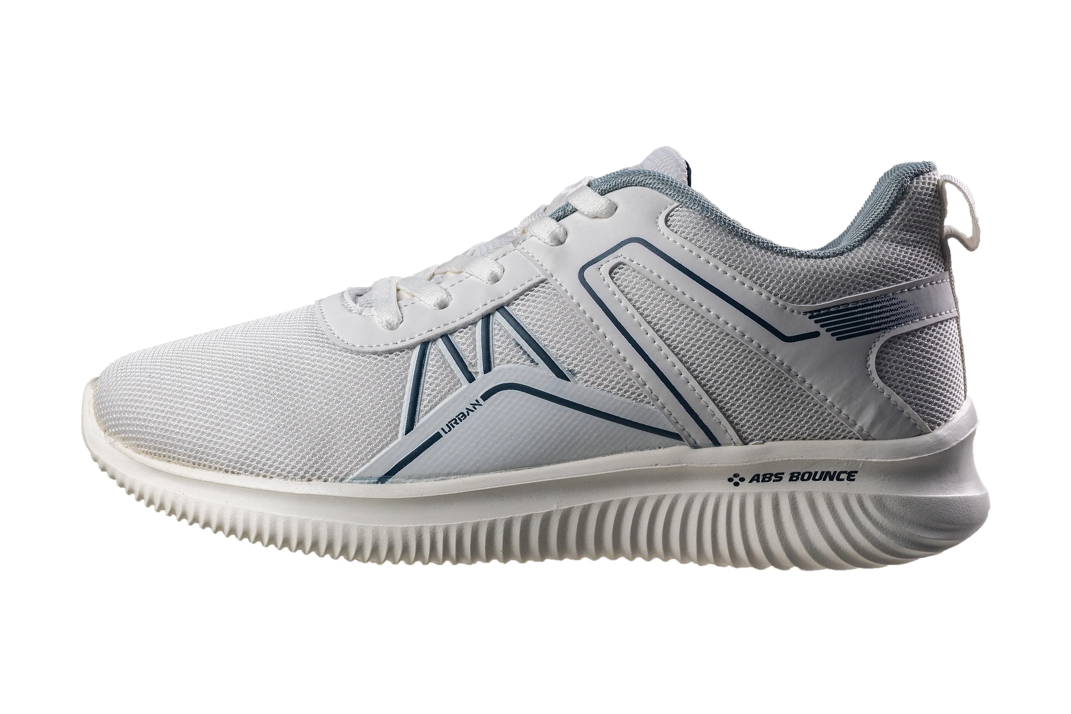 Abros Gents White / Navy Sports Shoe