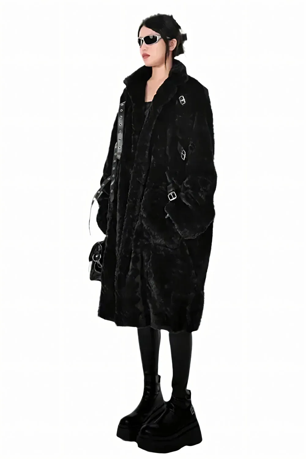 Abyssal Flare Fur Coat