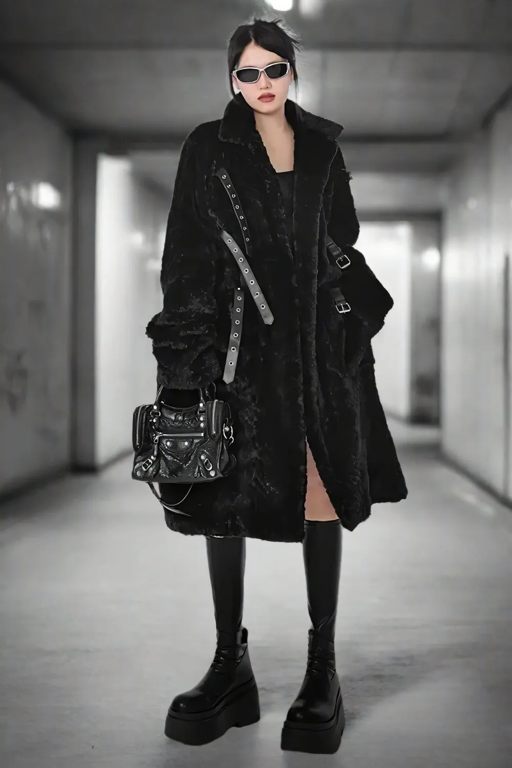 Abyssal Flare Fur Coat