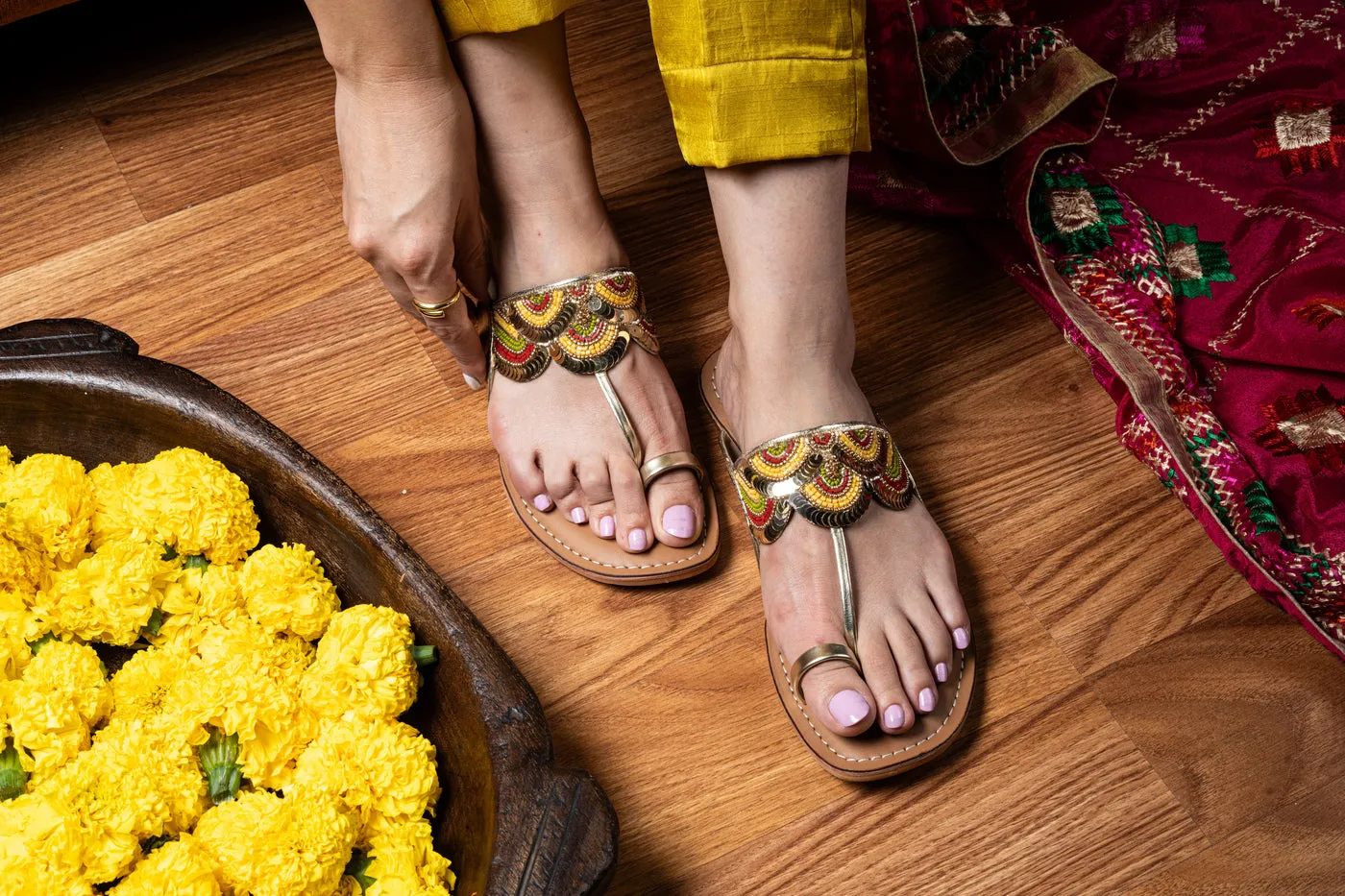 Ahana Kolhapuri Sandals