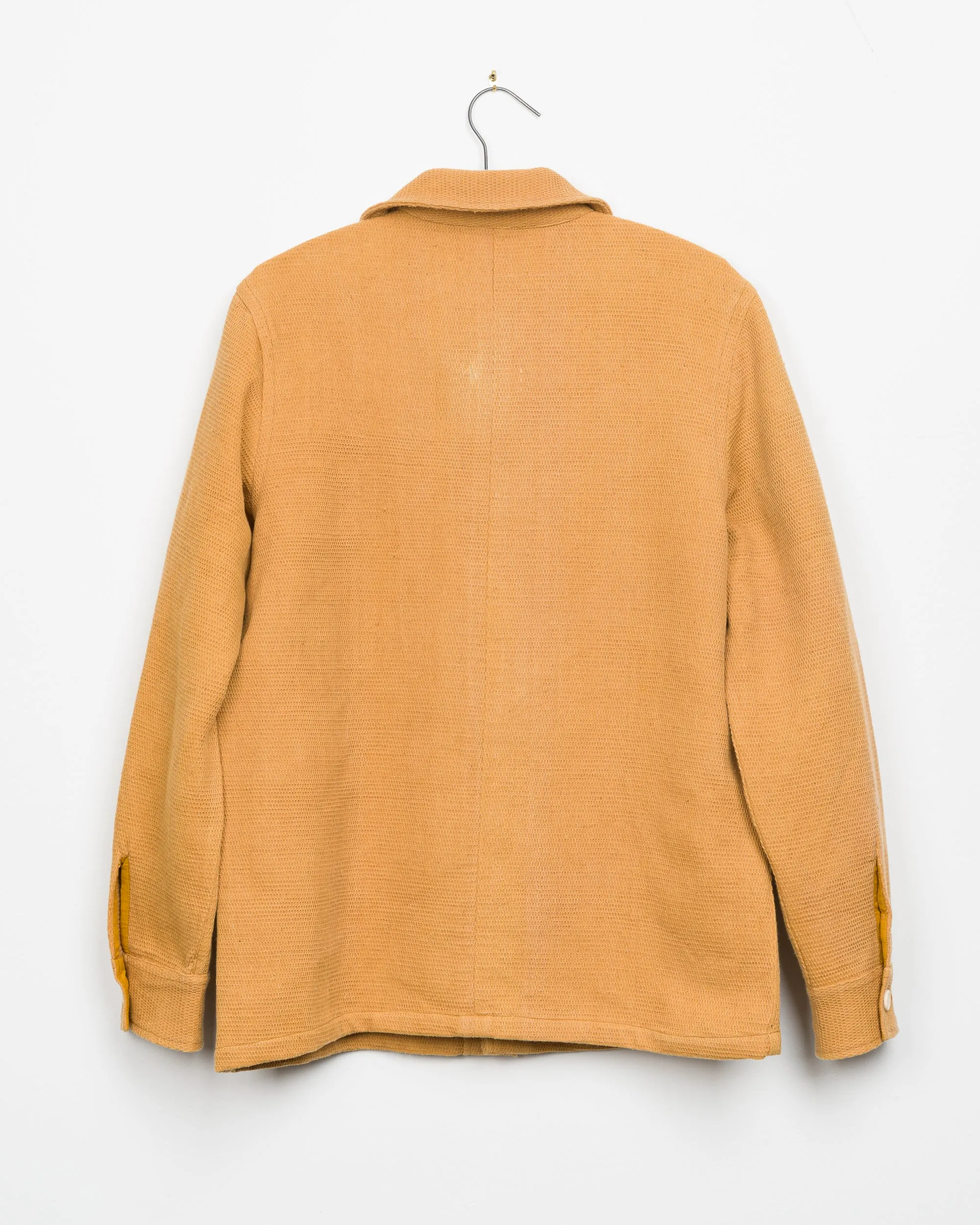 Akash Chore Coat in Mustard Honeycomb