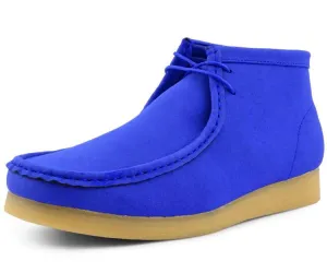 Amali Jason 2 Men's Royal Blue Suede Limited Edition Ankle Boots