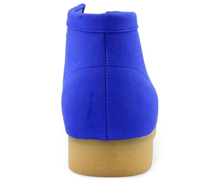 Amali Jason 2 Men's Royal Blue Suede Limited Edition Ankle Boots