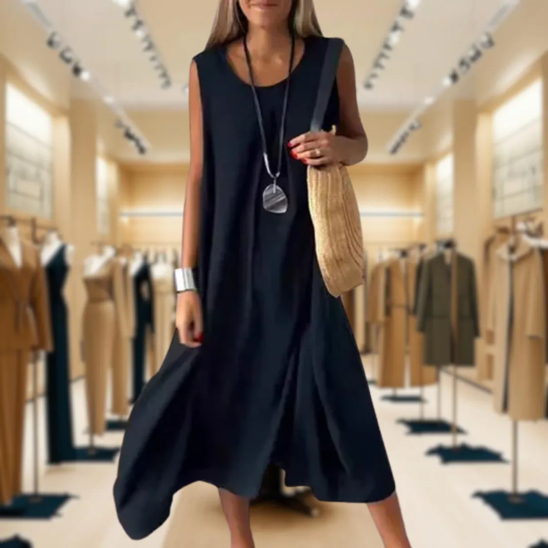 ANATE™ | Sleeveless Relaxed Dress