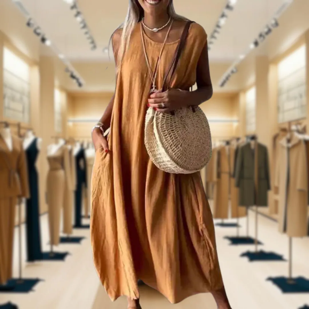 ANATE™ | Sleeveless Relaxed Dress