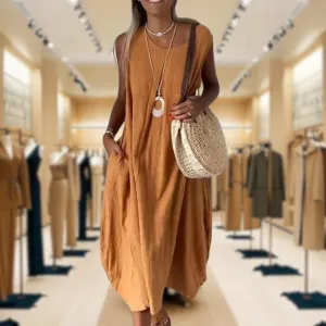 ANATE™ | Sleeveless Relaxed Dress