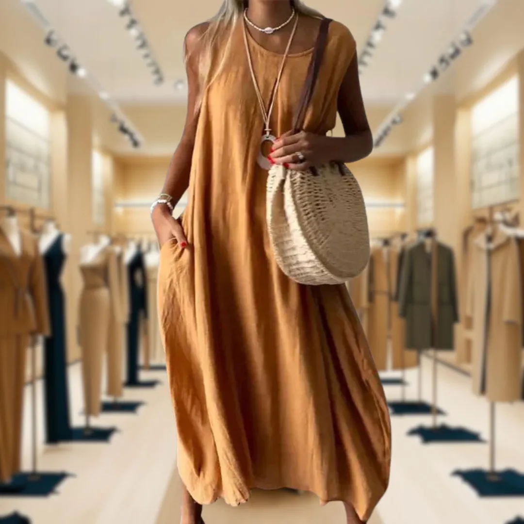 ANATE™ | Sleeveless Relaxed Dress