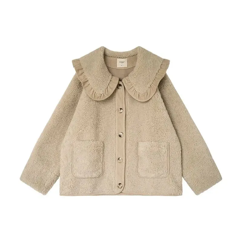 and stylish wool coat - Leren
