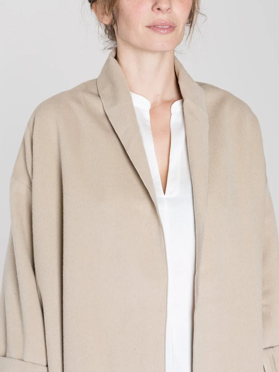 angora robe coat