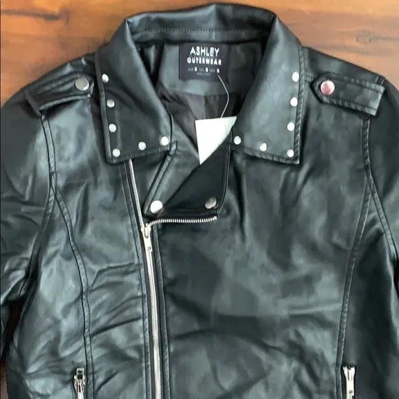 ASHLEY by 26 International Outerwear Moto Jacket