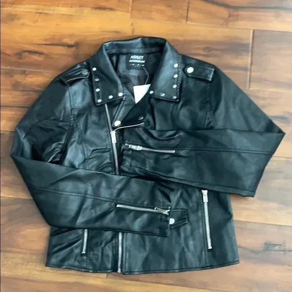 ASHLEY by 26 International Outerwear Moto Jacket