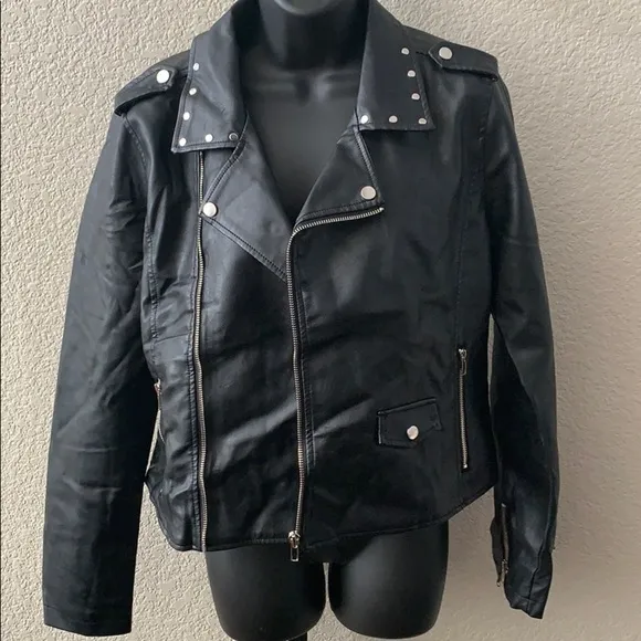 ASHLEY by 26 International Outerwear Moto Jacket