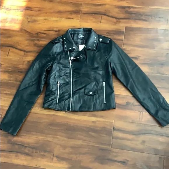 ASHLEY by 26 International Outerwear Moto Jacket