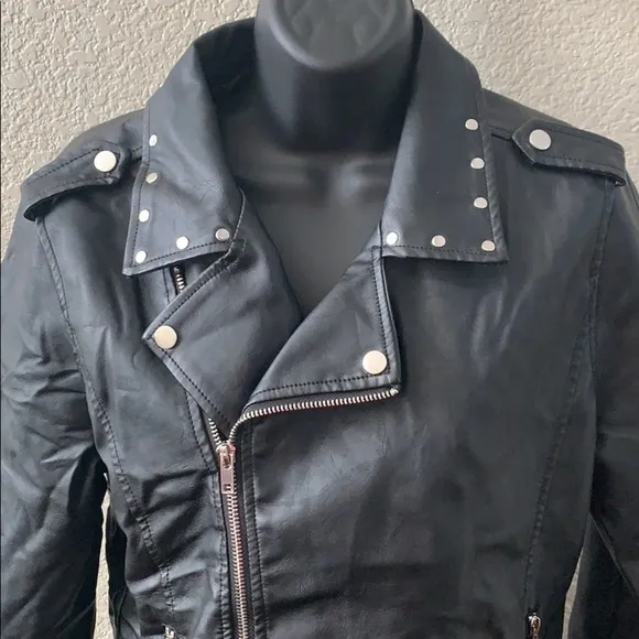 ASHLEY by 26 International Outerwear Moto Jacket