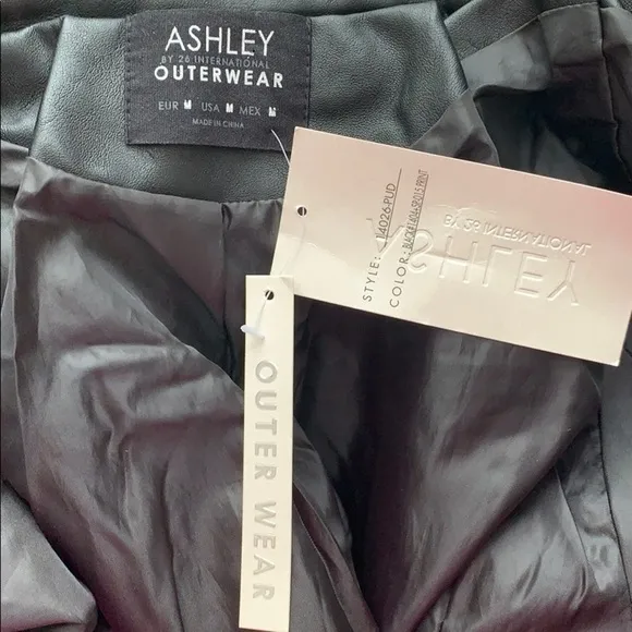ASHLEY by 26 International Outerwear Moto Jacket