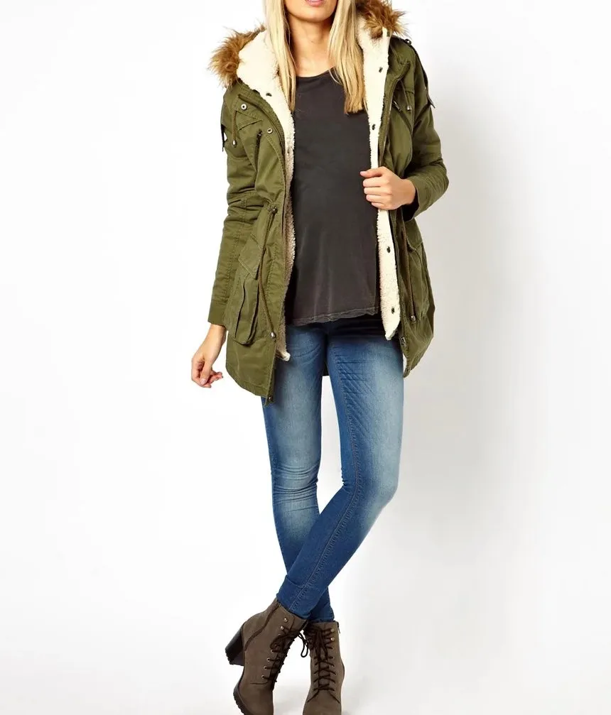 Asos maternity coat - size 2 (x-small)