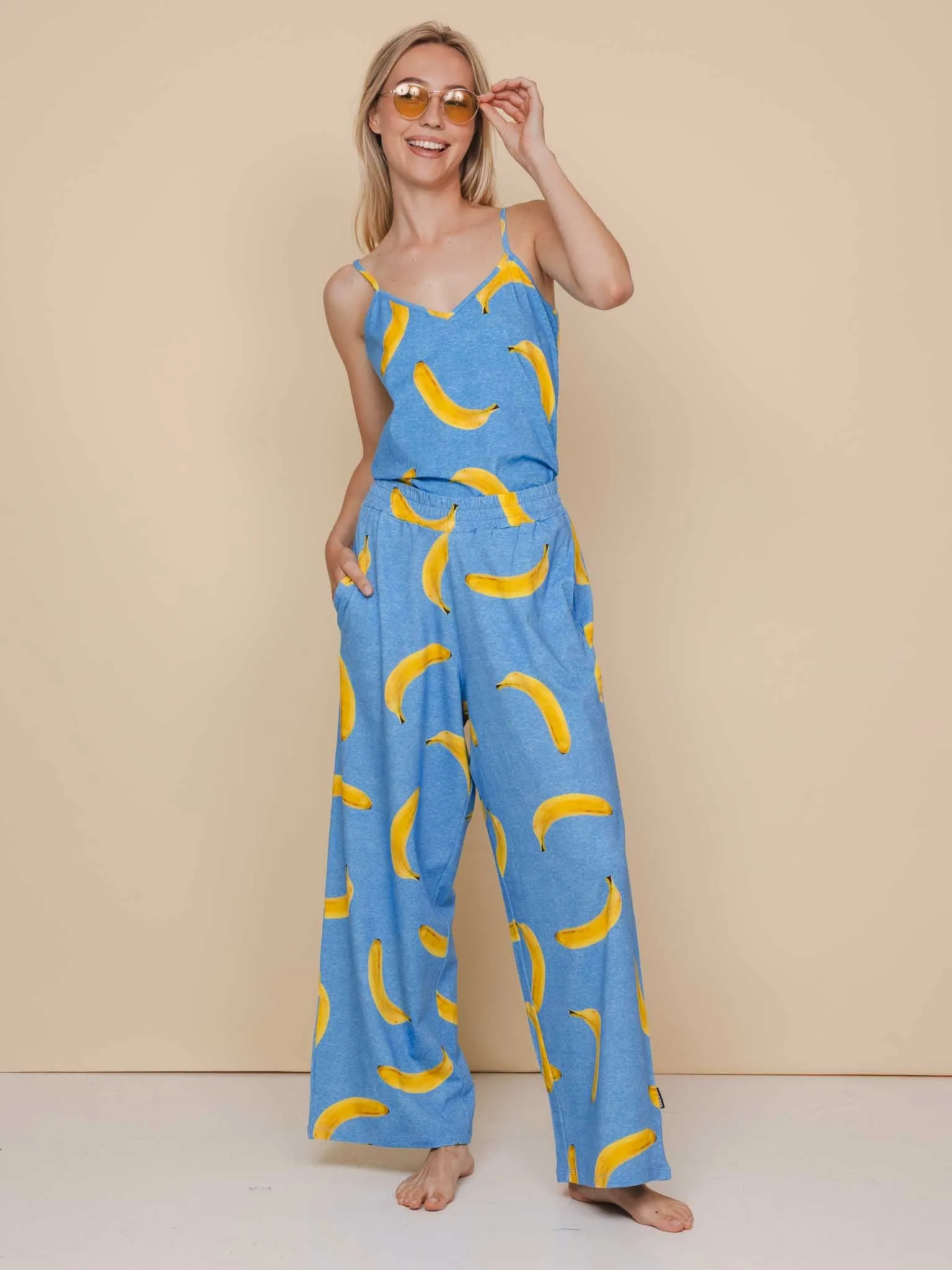 Banana Blue Wijde broek Dames