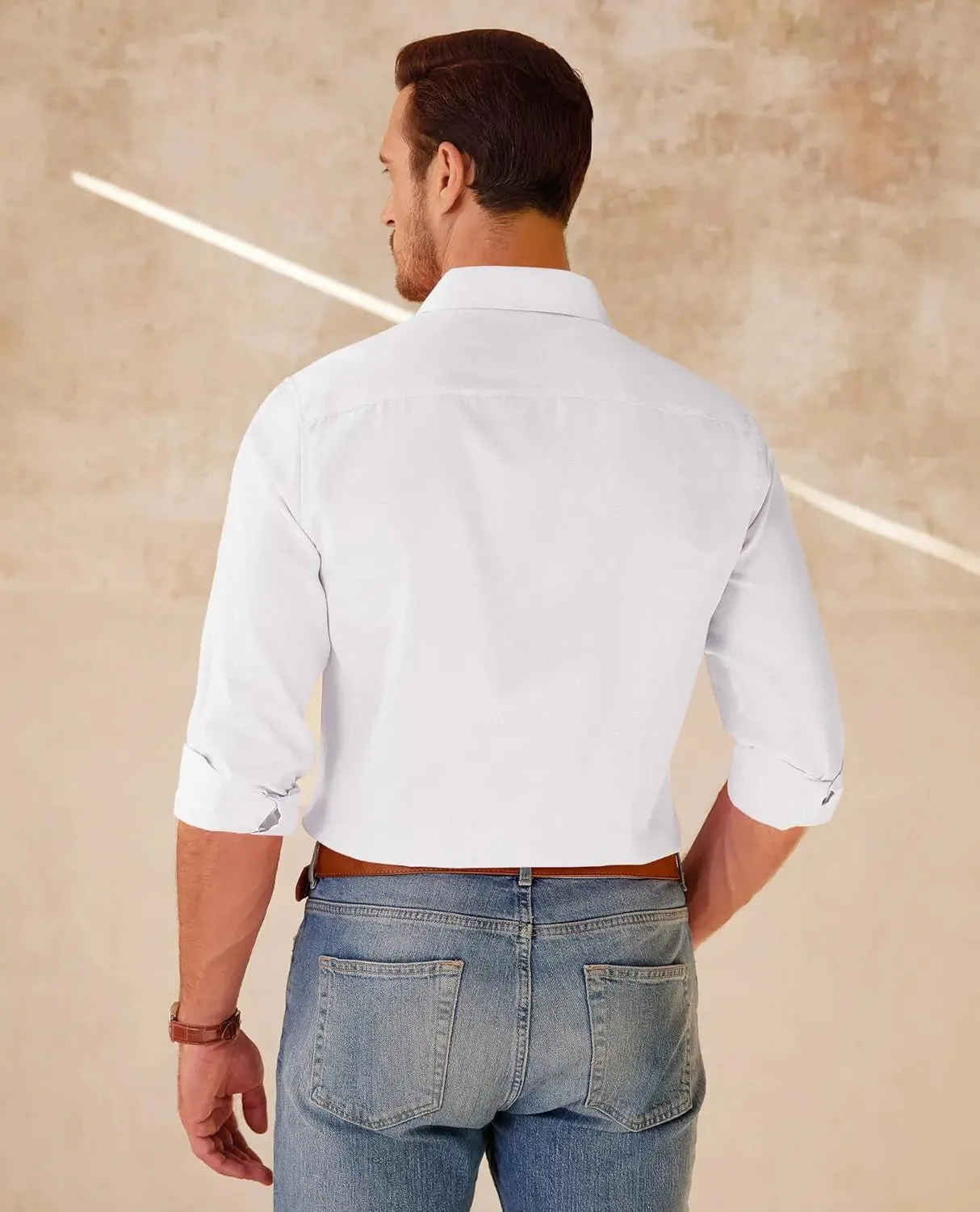 Big and Tall Men Oxford Button down Shirts