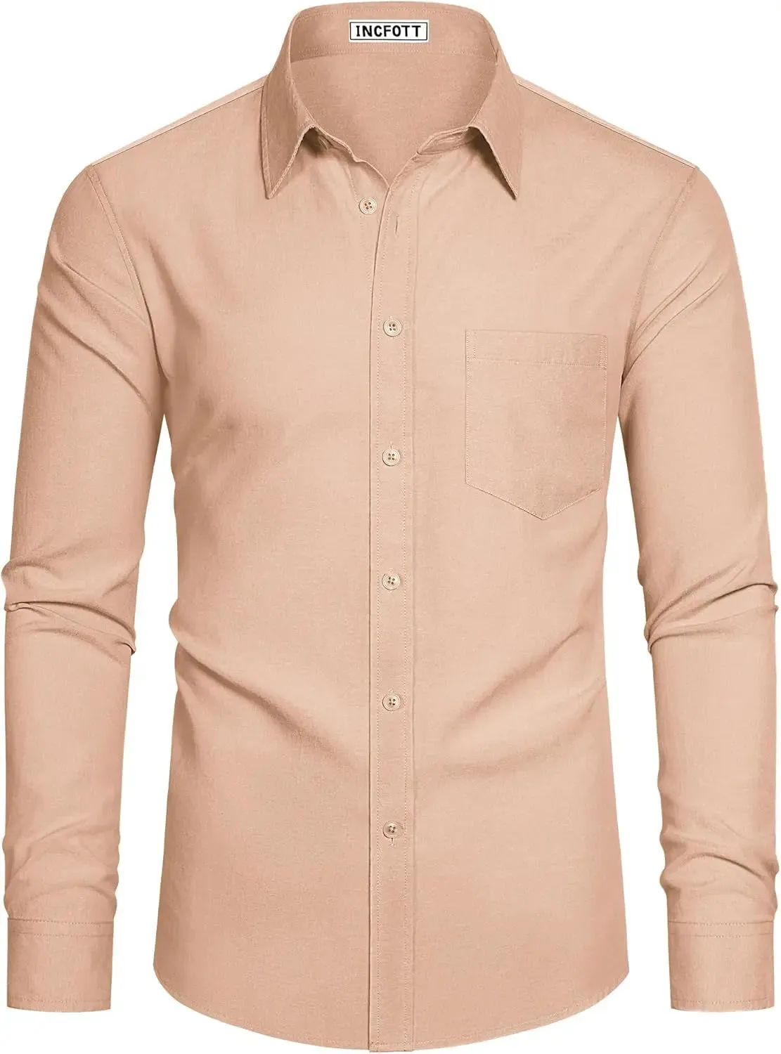 Big and Tall Men Oxford Button down Shirts