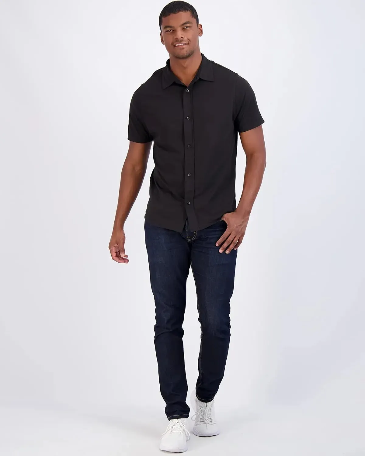 Big and Tall Short Sleeve Button Down (3 pack)