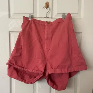 Big bud press coral red work pants shorts