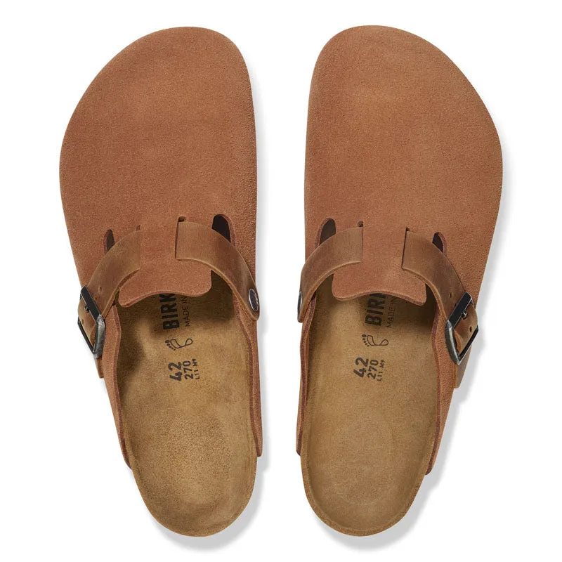 BIRKENSTOCK Boston LEVE/LEOI Sandals in Cognac