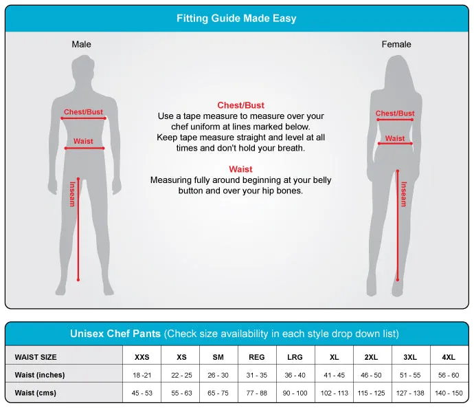 Black Chef Pants
