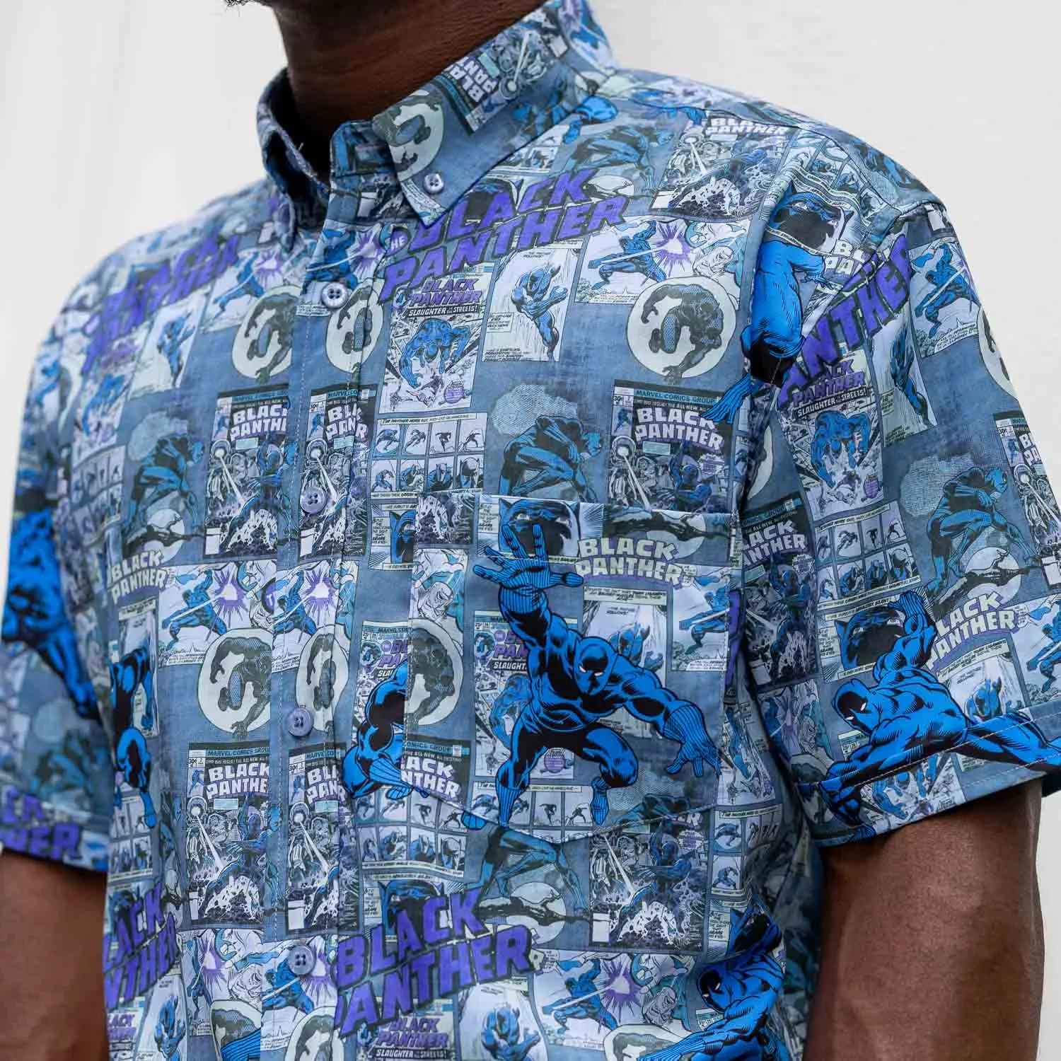 Black Panther "Panther Power" – KUNUFLEX Short Sleeve Shirt