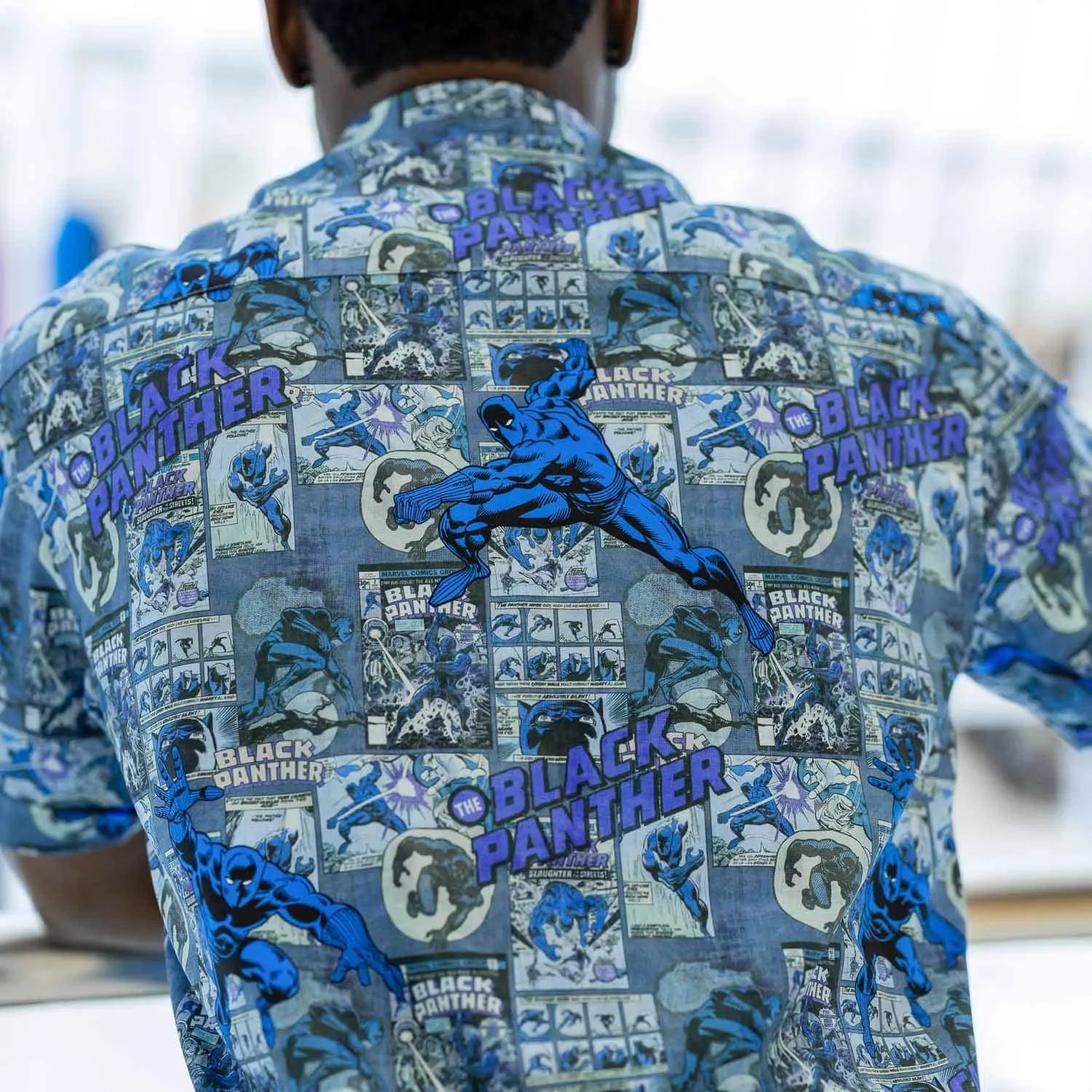 Black Panther "Panther Power" – KUNUFLEX Short Sleeve Shirt