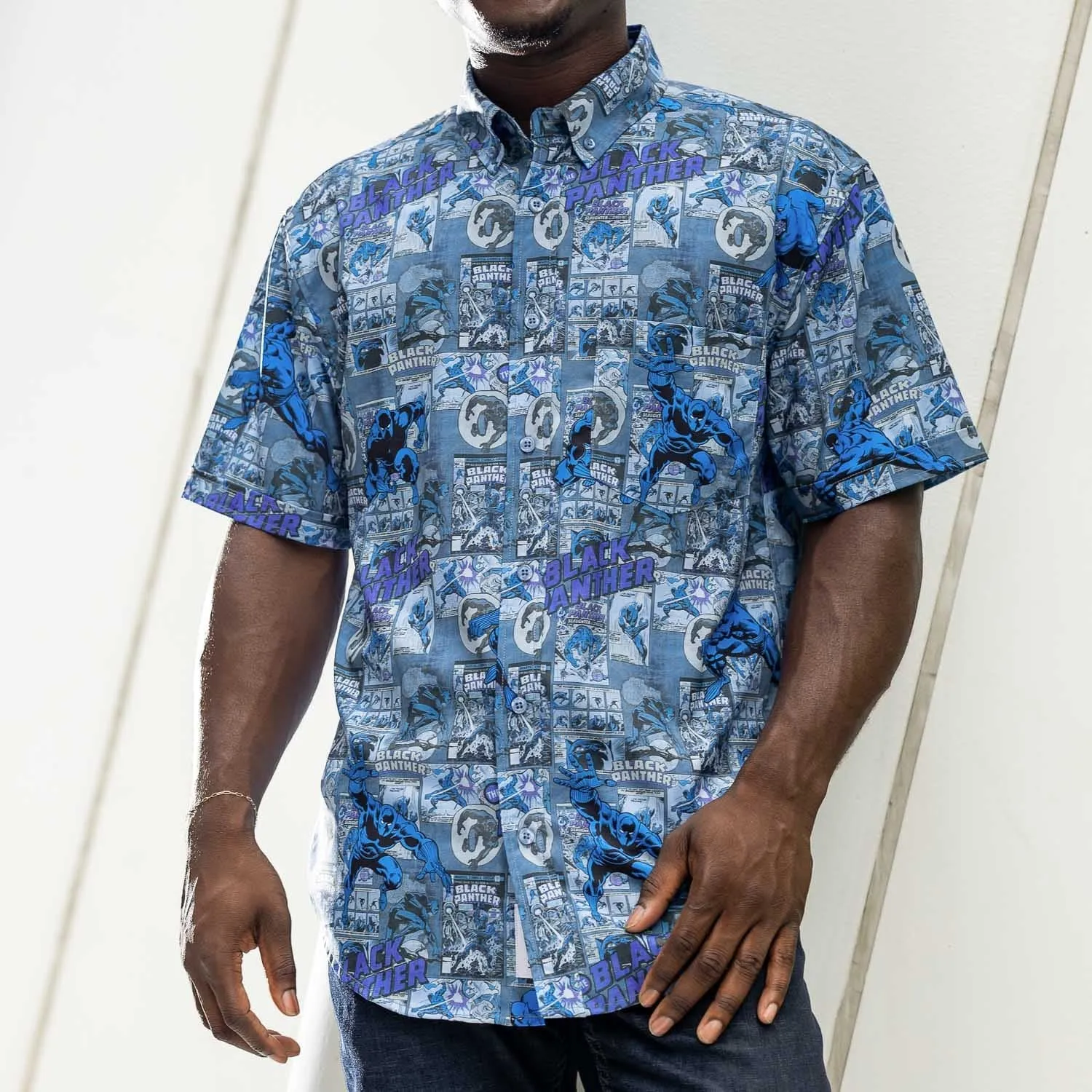 Black Panther "Panther Power" – KUNUFLEX Short Sleeve Shirt