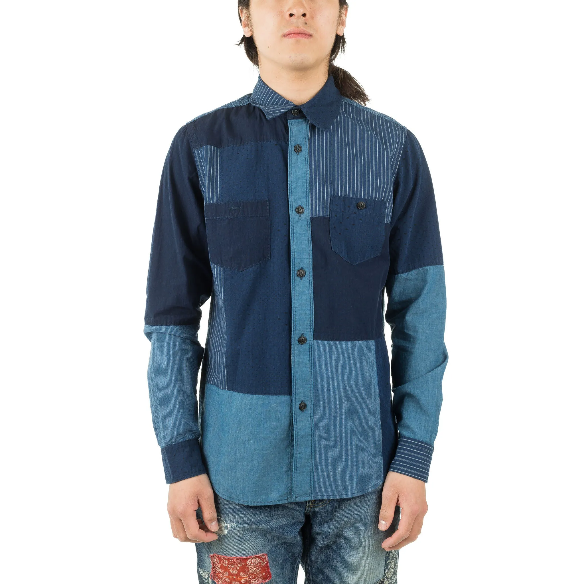Boro Patchwork Shirt SH15R
