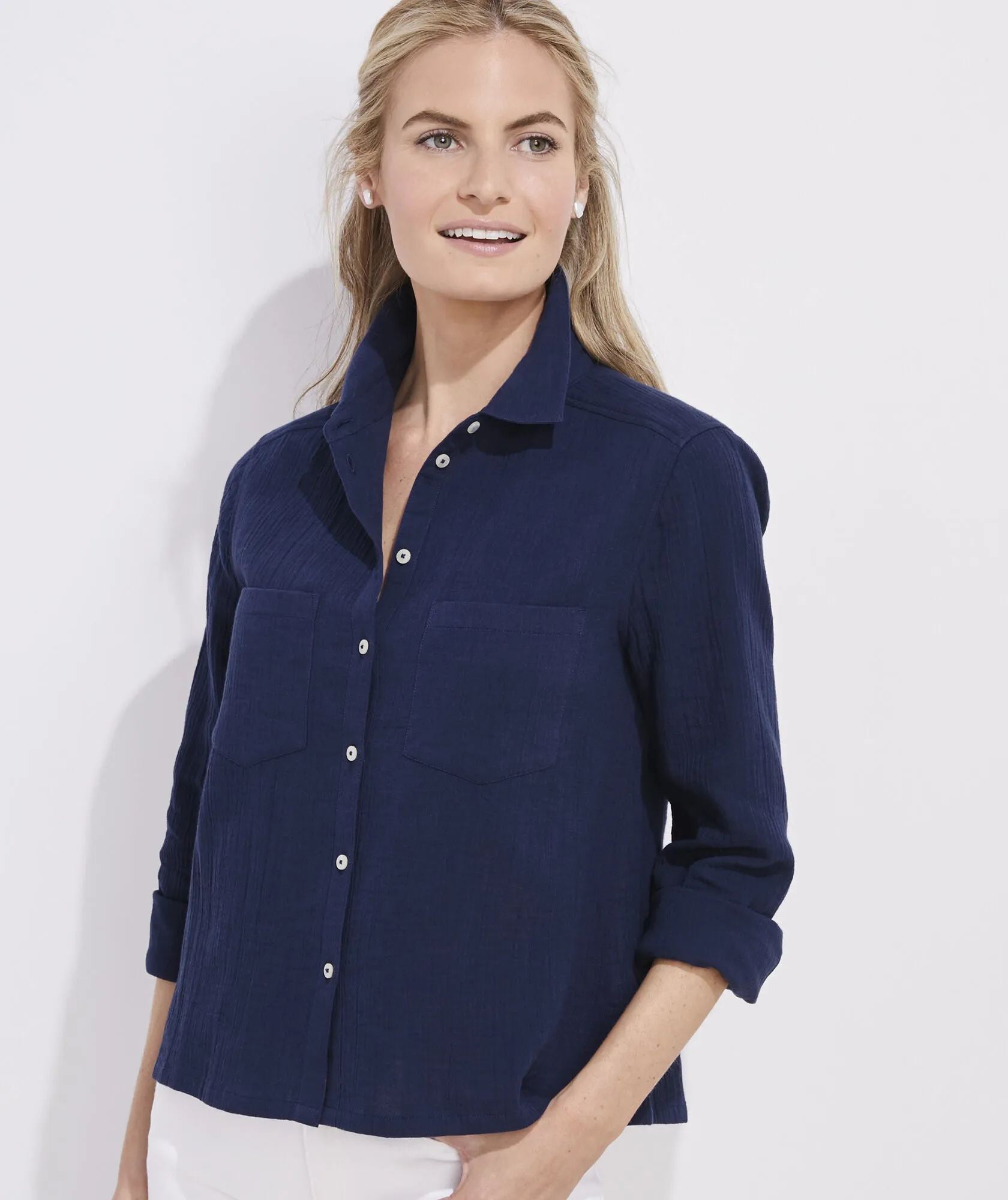 Breezy Button Down