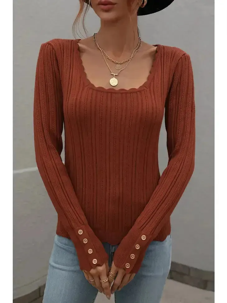 Button Detail Top
