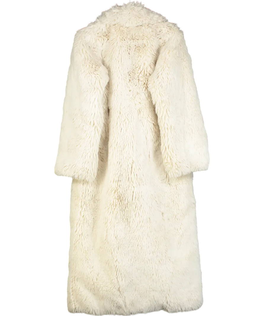 Camila Coelho Cream Francisca Coat UK S