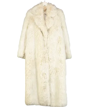 Camila Coelho Cream Francisca Coat UK S