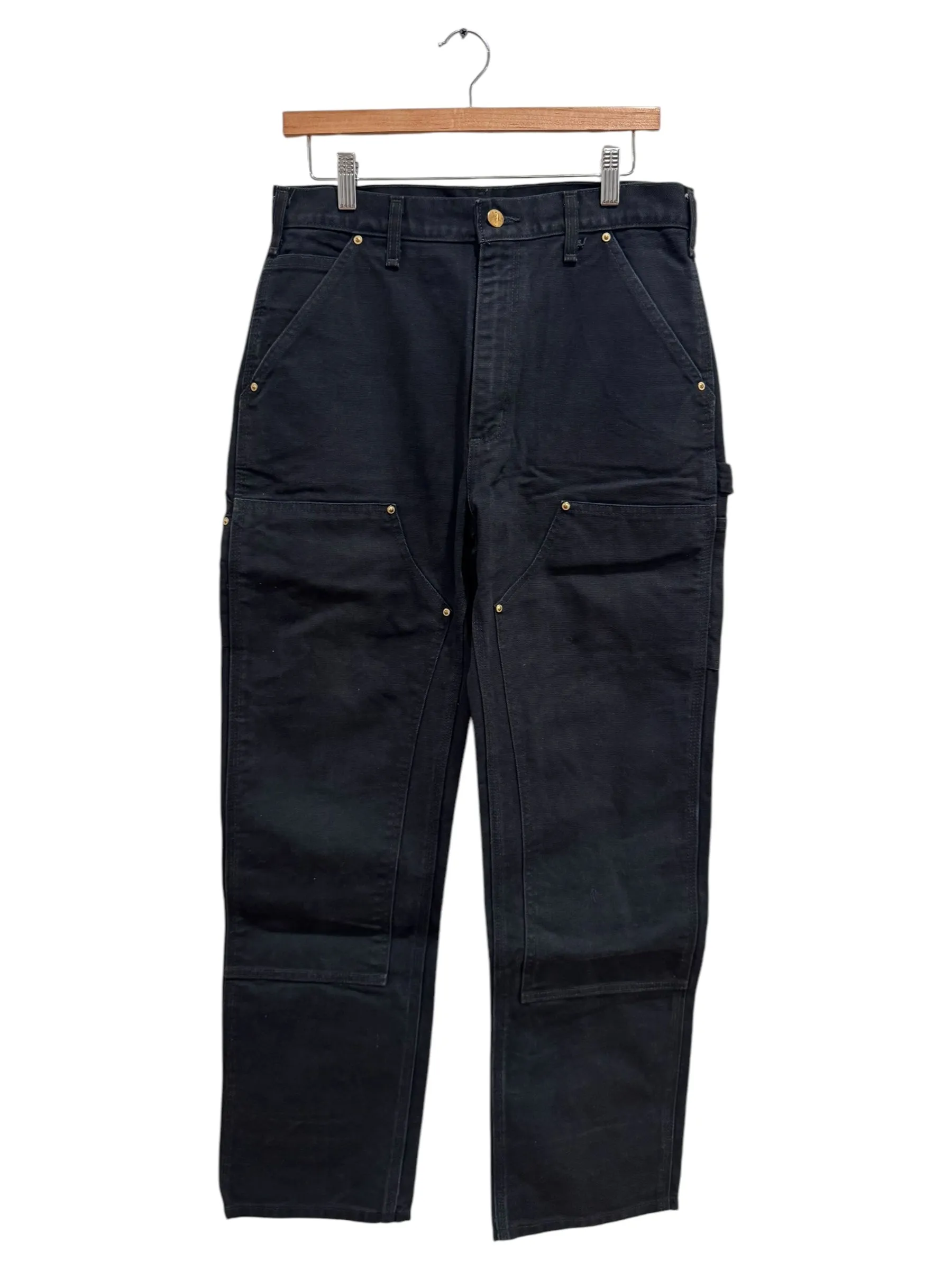 Carhartt Double Knee Work Pants Black