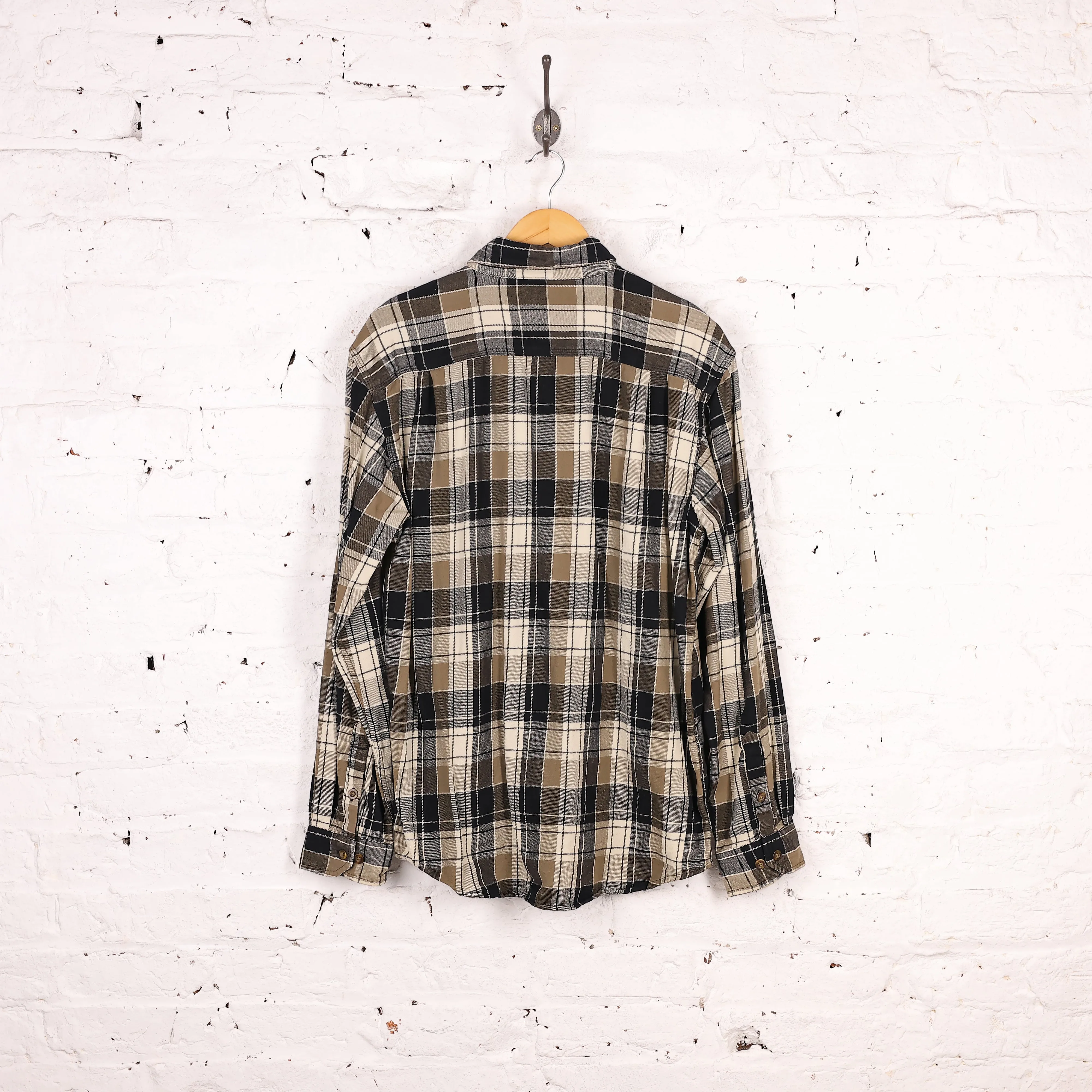 Carhartt Plaid Check Shirt- Beige - M