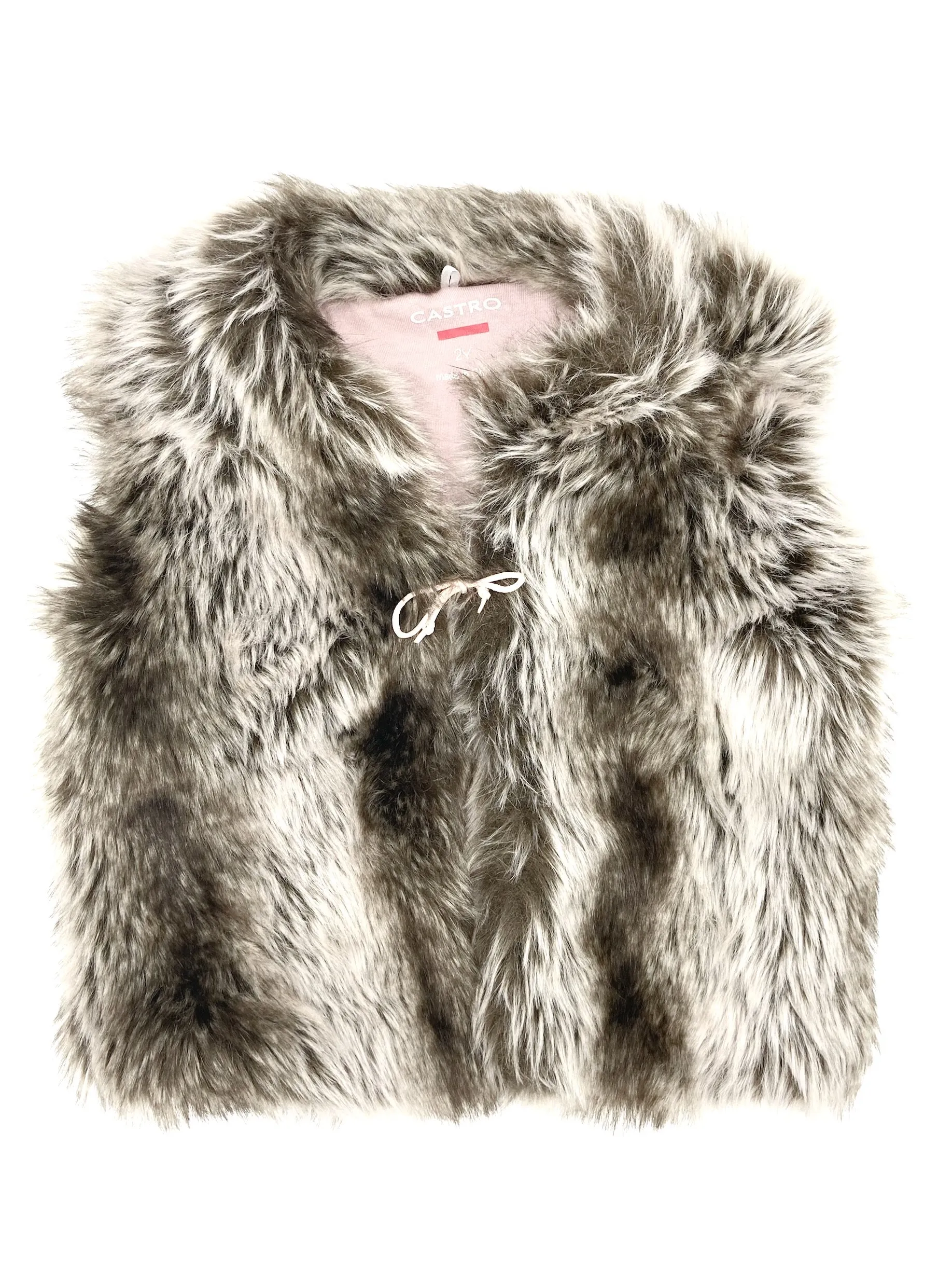 Castro faux fur vest - 2y