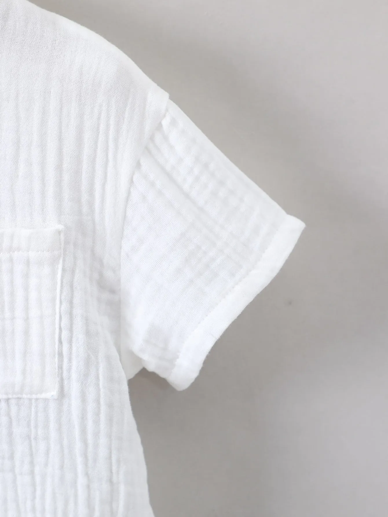 Casual short sets for men| Boy White Monochrome Vacation Casual Set