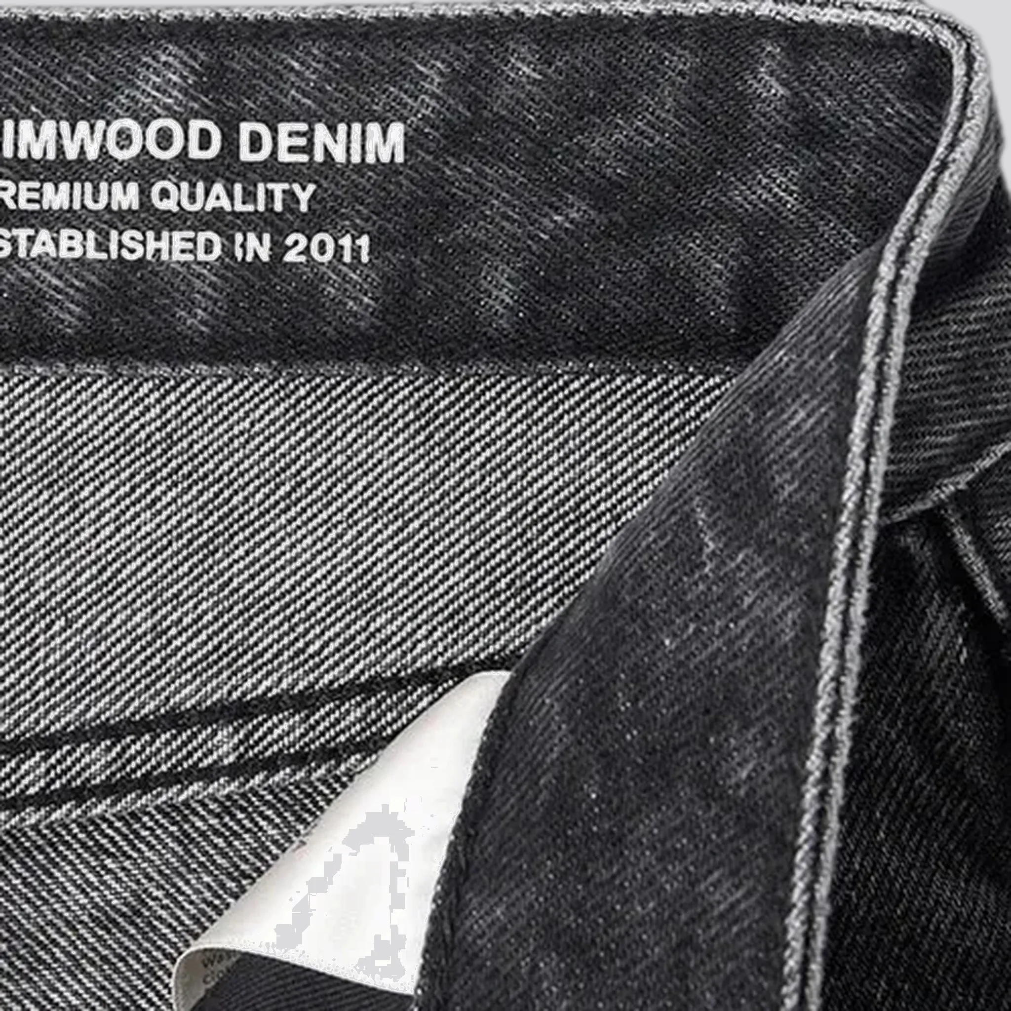 Casual straight stonewashed men's jeans