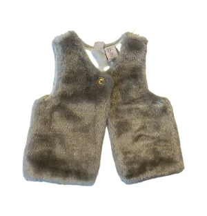 Catherine Malandrino faux fur vest size 3
