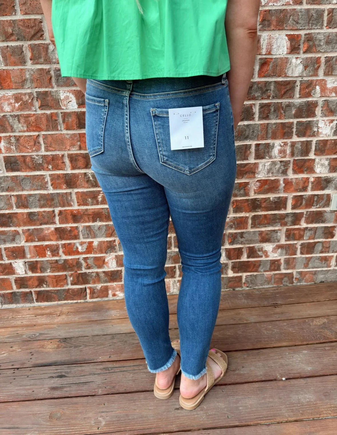 Cello Cropped Skinny Jean