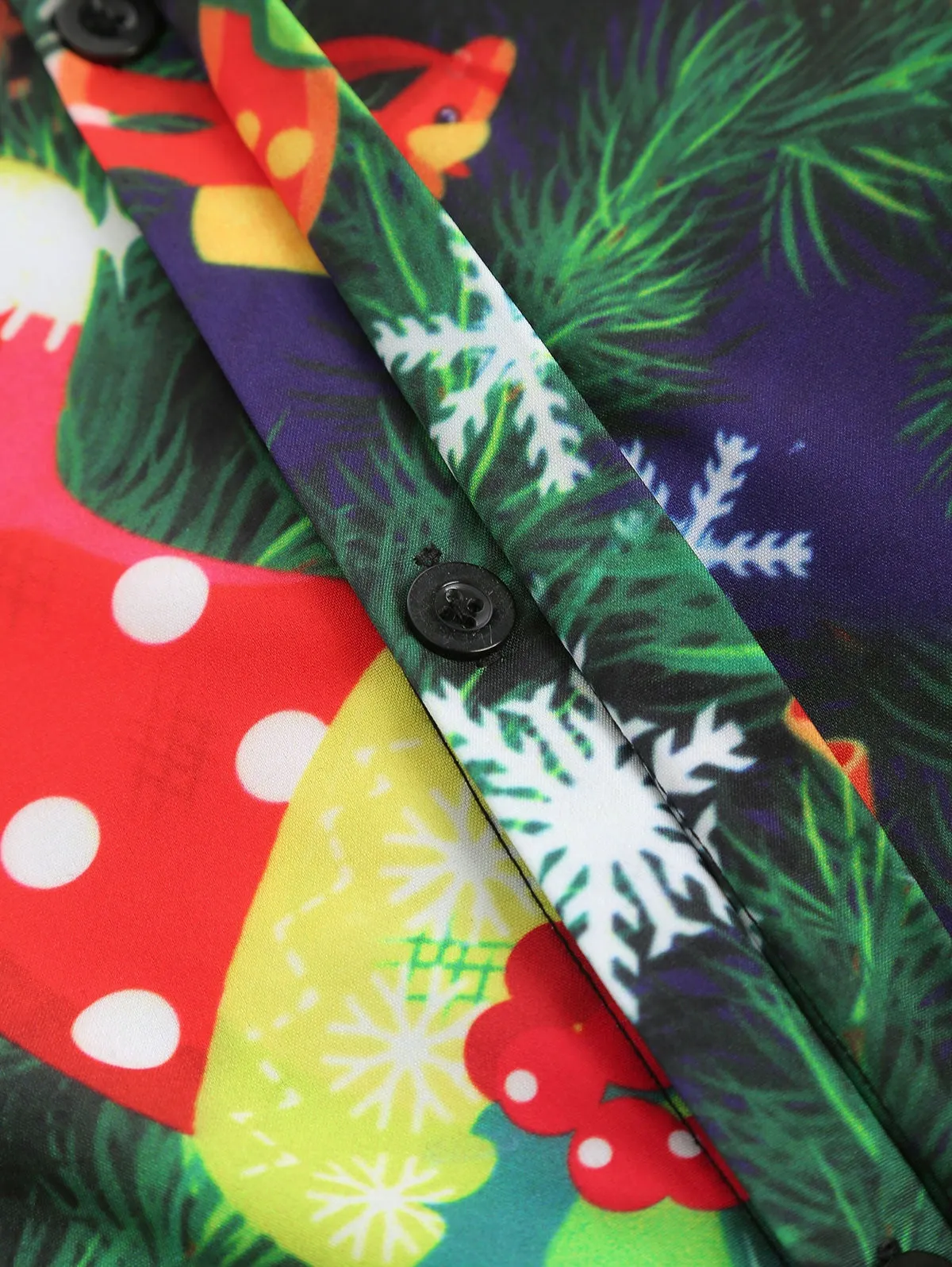 Christmas Theme Print Hidden Button