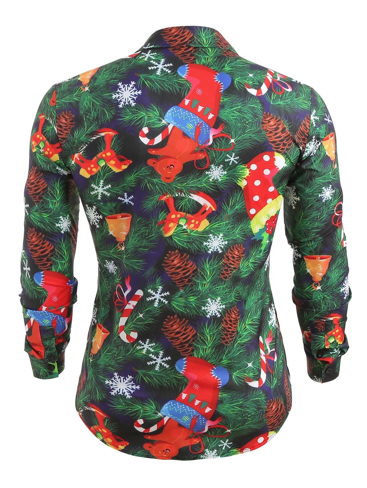 Christmas Theme Print Hidden Button