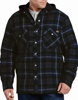 CLD4126-XXXL-Blu/Grey Jacket Dickies Quilted Faux Fleece