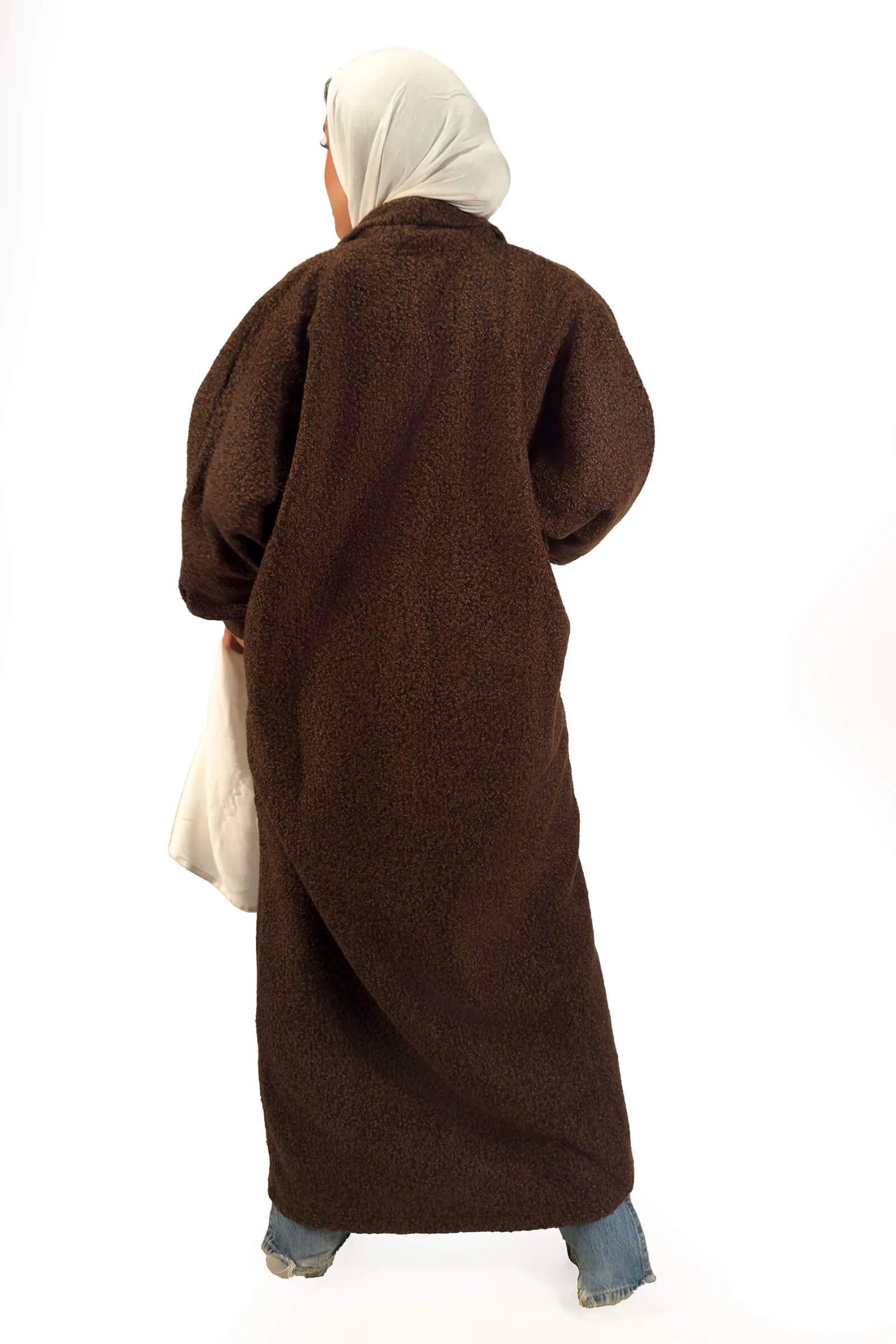 Cocoa Sophia Luxe Textured Coat