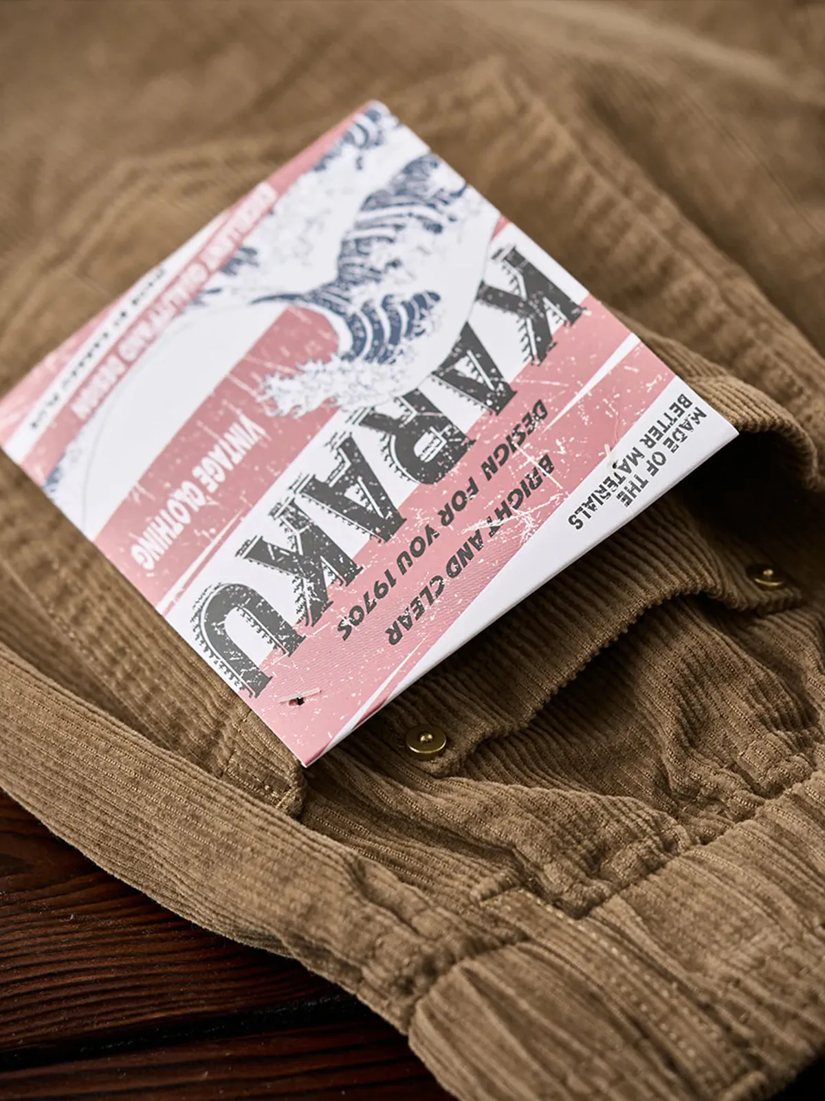 Corduroy Wide-leg Pants