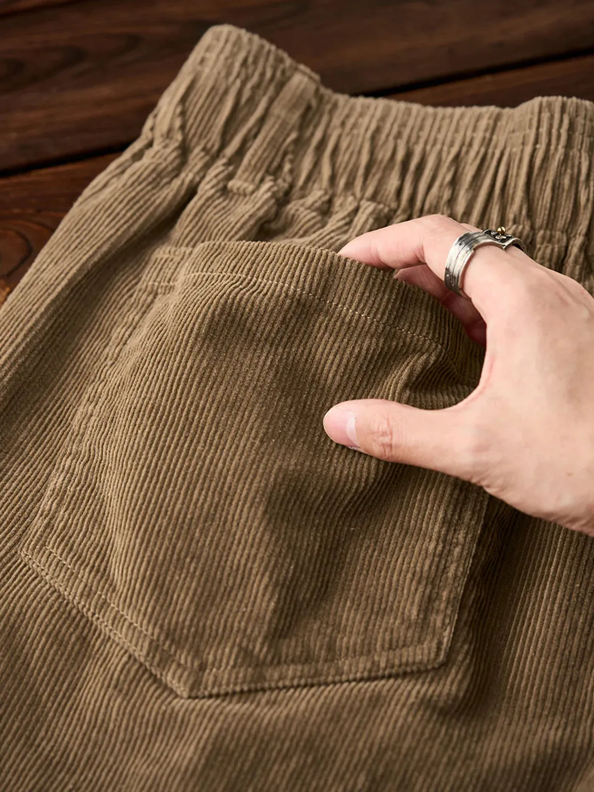 Corduroy Wide-leg Pants