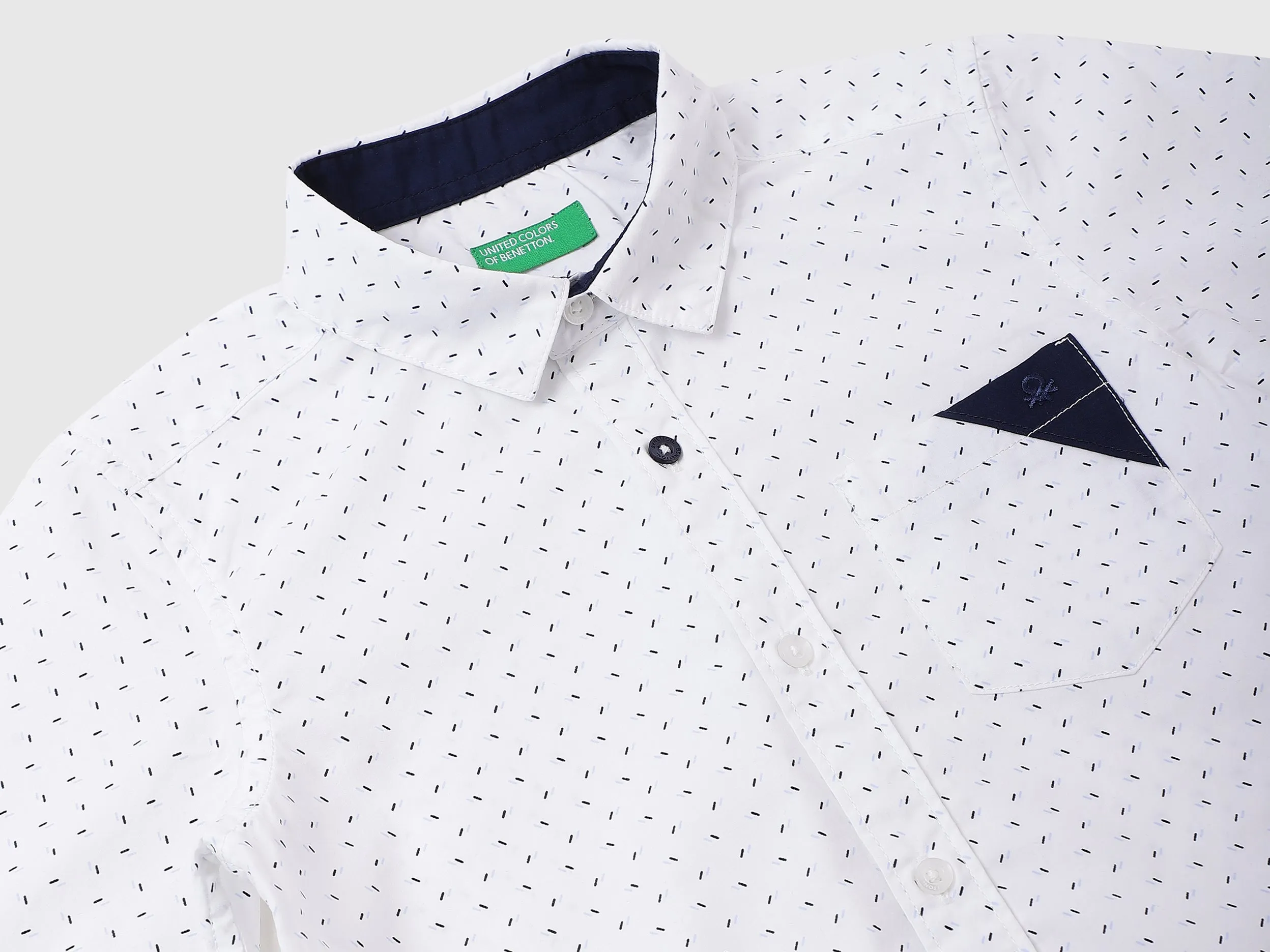 Cotton Printed Spread Collar Boys Shirts